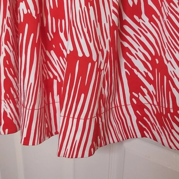 Calvin Klein Red And White Sundress - Picture 3 of 12